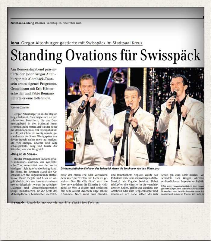 Swisspäck Presseberichte